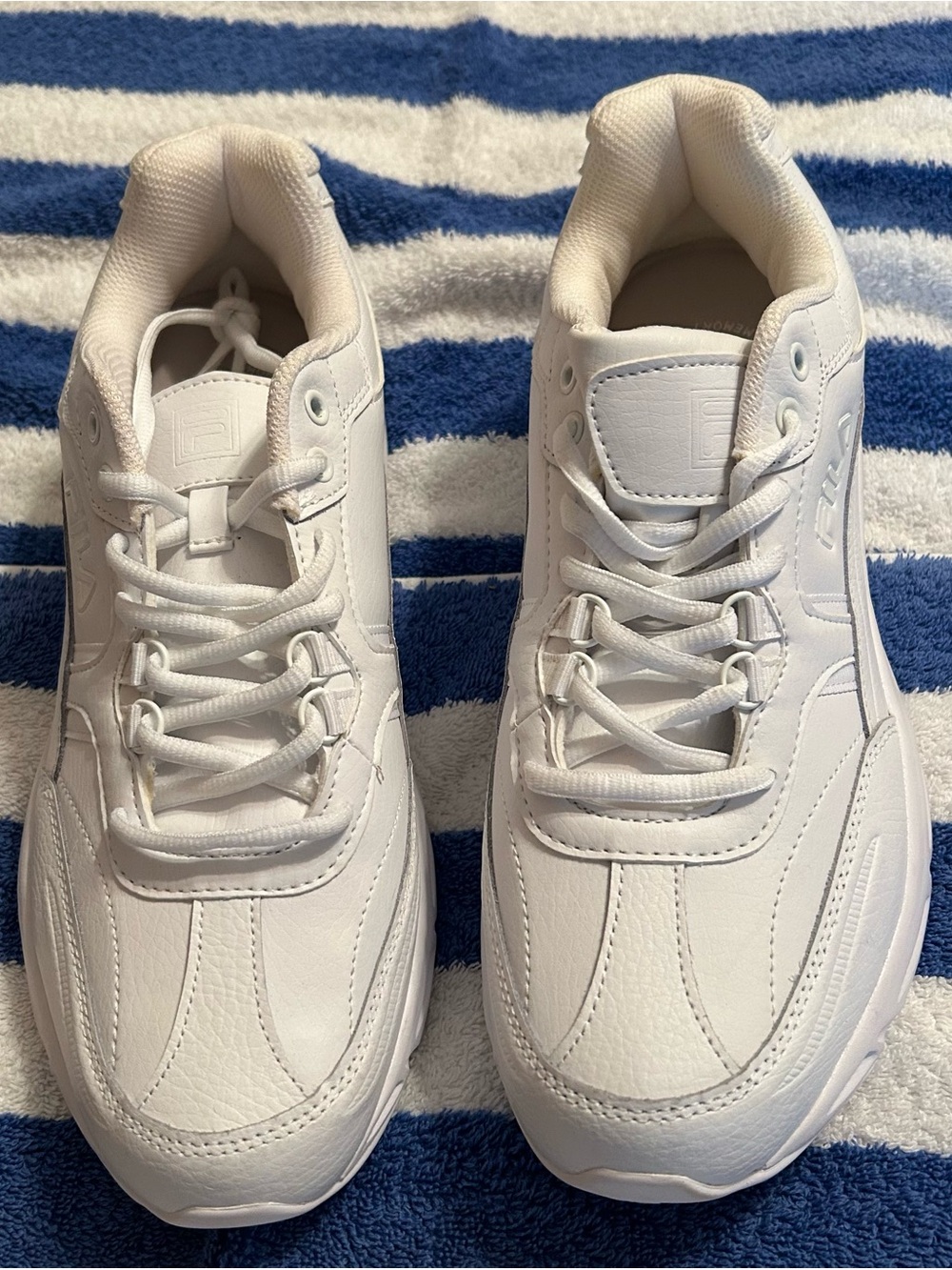 Fila Men's White Low-Top Sneakers
